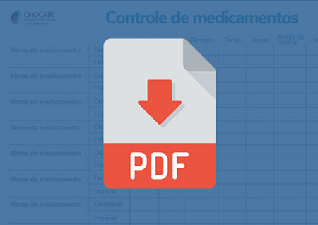 Ícone Controle de Medicamentos | Chocair Médicos 